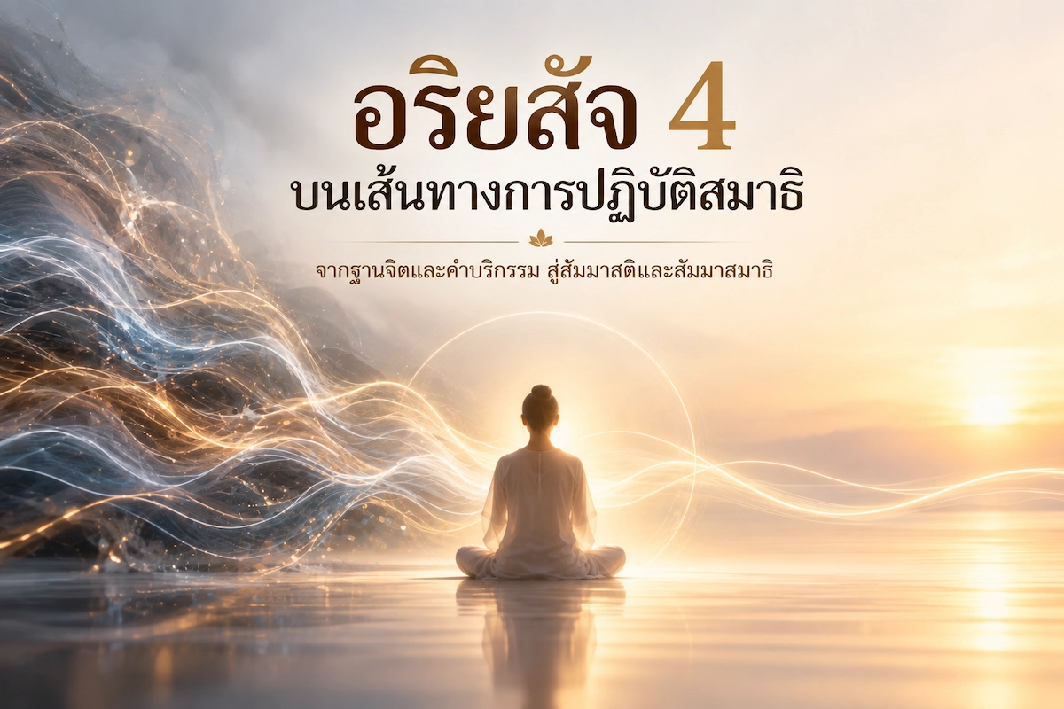 อริยสัจ 4 บนเส้นทางการปฏิบัติสมาธิ
