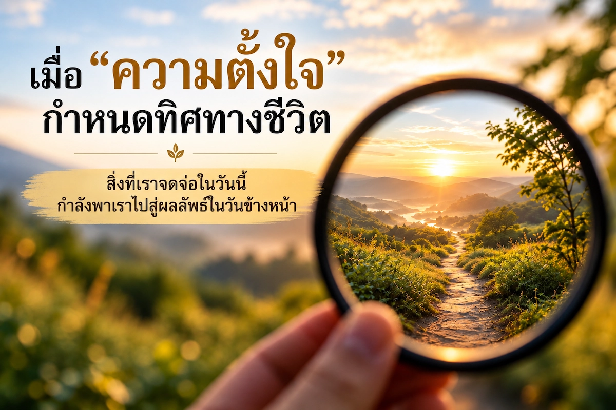 ความตั้งใจที่กำหนดทิศทางชีวิต